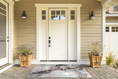 Buiten deurmat Licht marmer