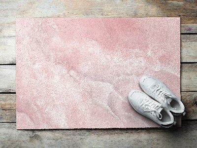 Deurmat voor buiten Abstractie in tinten roze