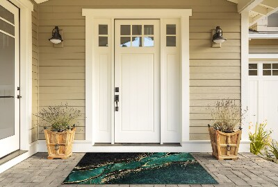 Buiten deurmat Polychromatische abstractie