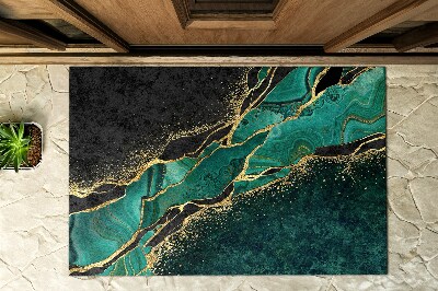 Buiten deurmat Polychromatische abstractie