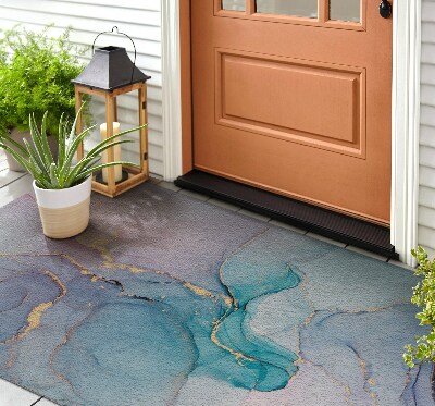 Deurmat voor buiten Veelkleurig marmer