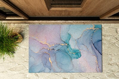 Deurmat voor buiten Veelkleurig marmer