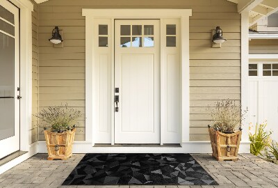 Schoonloopmat Abstracte zeshoeken