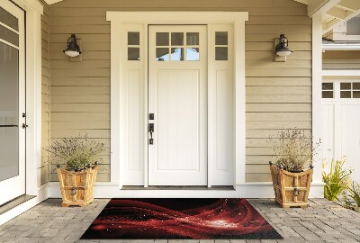 Deurmat voor buiten Abstracte lijnen