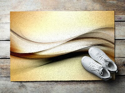 Deurmat voor buiten Gouden lijnen