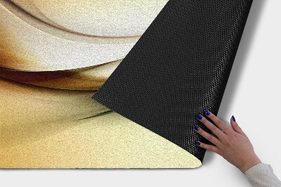 Deurmat voor buiten Gouden lijnen
