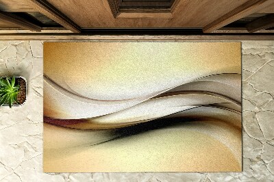 Deurmat voor buiten Gouden lijnen