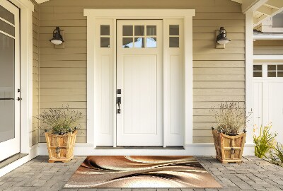 Buiten deurmat Abstracte golven