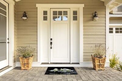 Deurmat voor buiten Orchideeën