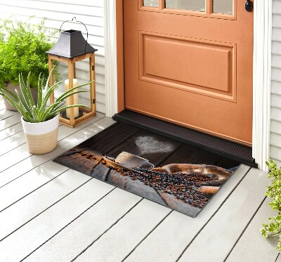 Deurmat voor buiten Kopje koffie