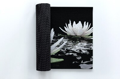 Buiten deurmat Delicate waterlelies