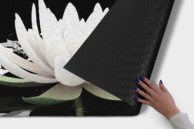 Buiten deurmat Delicate waterlelies