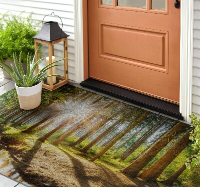 Deurmat voor buiten Boslandschap