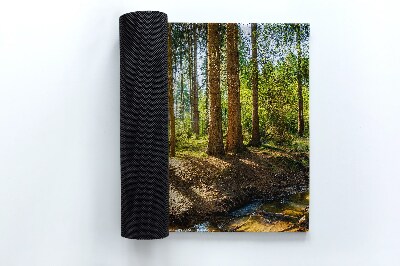 Deurmat voor buiten Boslandschap