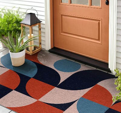 Schoonloopmat Abstract patroon