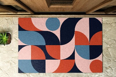 Schoonloopmat Abstract patroon