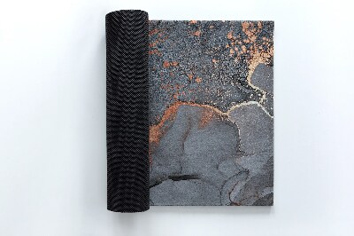 Deurmat voor buiten Marmer in grijstinten