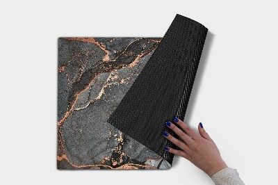 Deurmat voor buiten Marmer in grijstinten