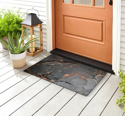 Deurmat voor buiten Marmer in grijstinten