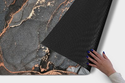 Deurmat voor buiten Marmer in grijstinten