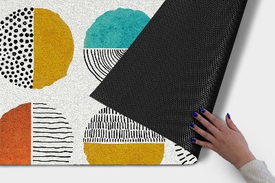 Schoonloopmat Cirkels en lijnen