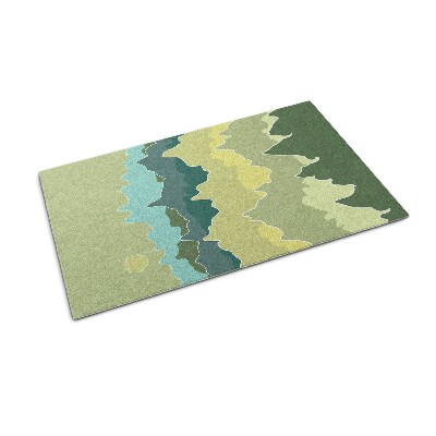 Buiten deurmat Abstracte bergen