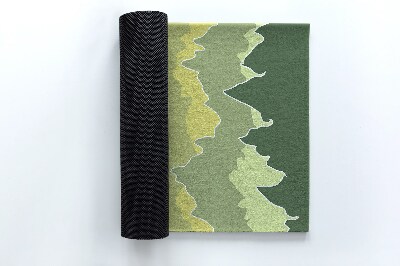 Buiten deurmat Abstracte bergen