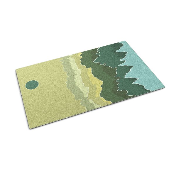 Schoonloopmat Abstracte golven