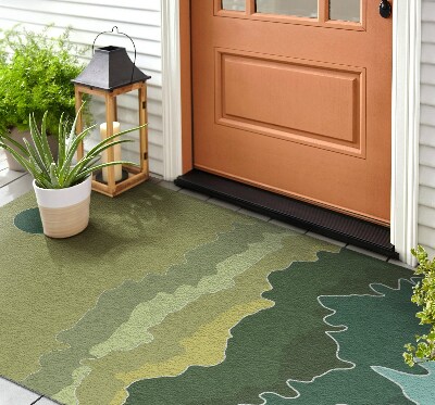 Schoonloopmat Abstracte golven