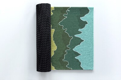 Schoonloopmat Abstracte golven