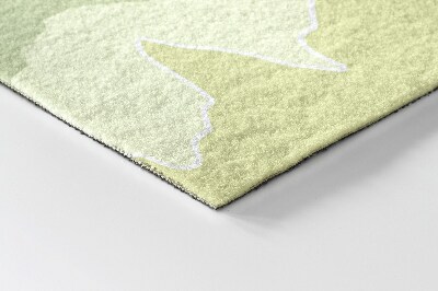 Deurmat voor buiten Bergcontouren