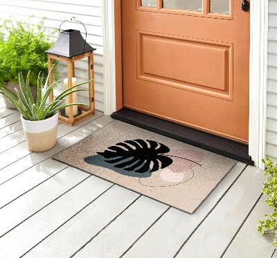 Deurmat voor buiten Monstera