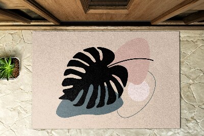 Deurmat voor buiten Monstera