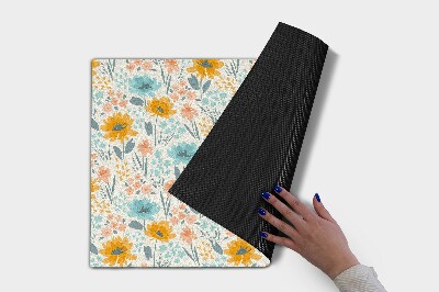 Buiten deurmat Bloemenmotief