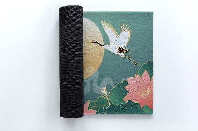 Deurmat voor buiten Bloemen en vogels