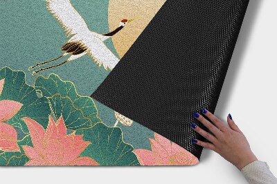 Deurmat voor buiten Bloemen en vogels