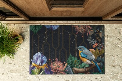 Buiten deurmat Bloemenvogel