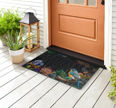 Buiten deurmat Bloemenvogel