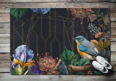 Buiten deurmat Bloemenvogel