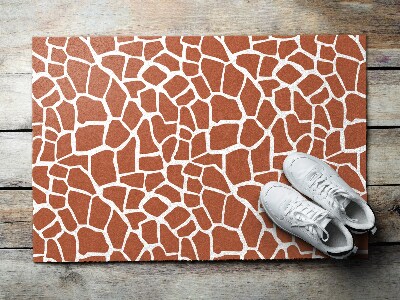 Schoonloopmat Girafvlekken