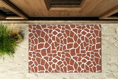 Schoonloopmat Girafvlekken