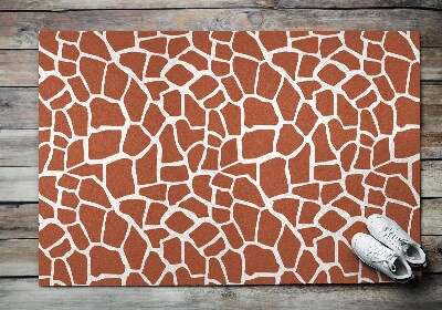 Schoonloopmat Girafvlekken
