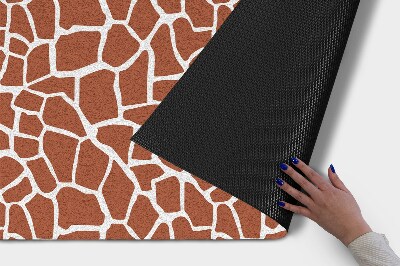 Schoonloopmat Girafvlekken