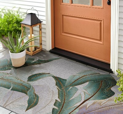 Deurmat voor buiten Gebladerte