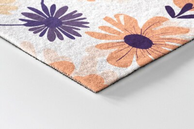 Deurmat voor buiten Bloemenmotief