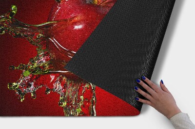 Deurmat voor buiten Scharlaken appel