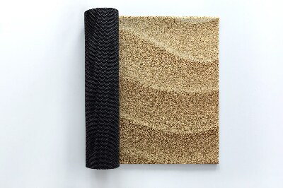 Schoonloopmat Een schelp op het strand