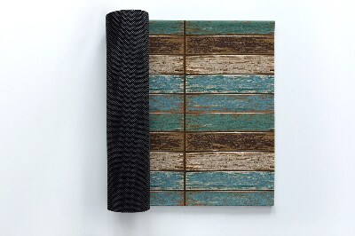 Deurmat voor buiten Blauwe borden