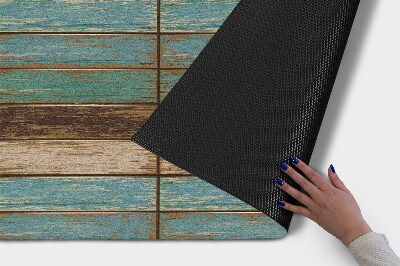 Deurmat voor buiten Blauwe borden