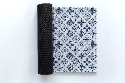 Schoonloopmat Abstracte bloemen